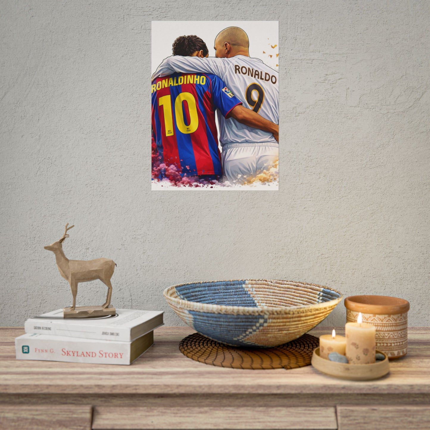 Ronaldinho & Ronaldo Poster