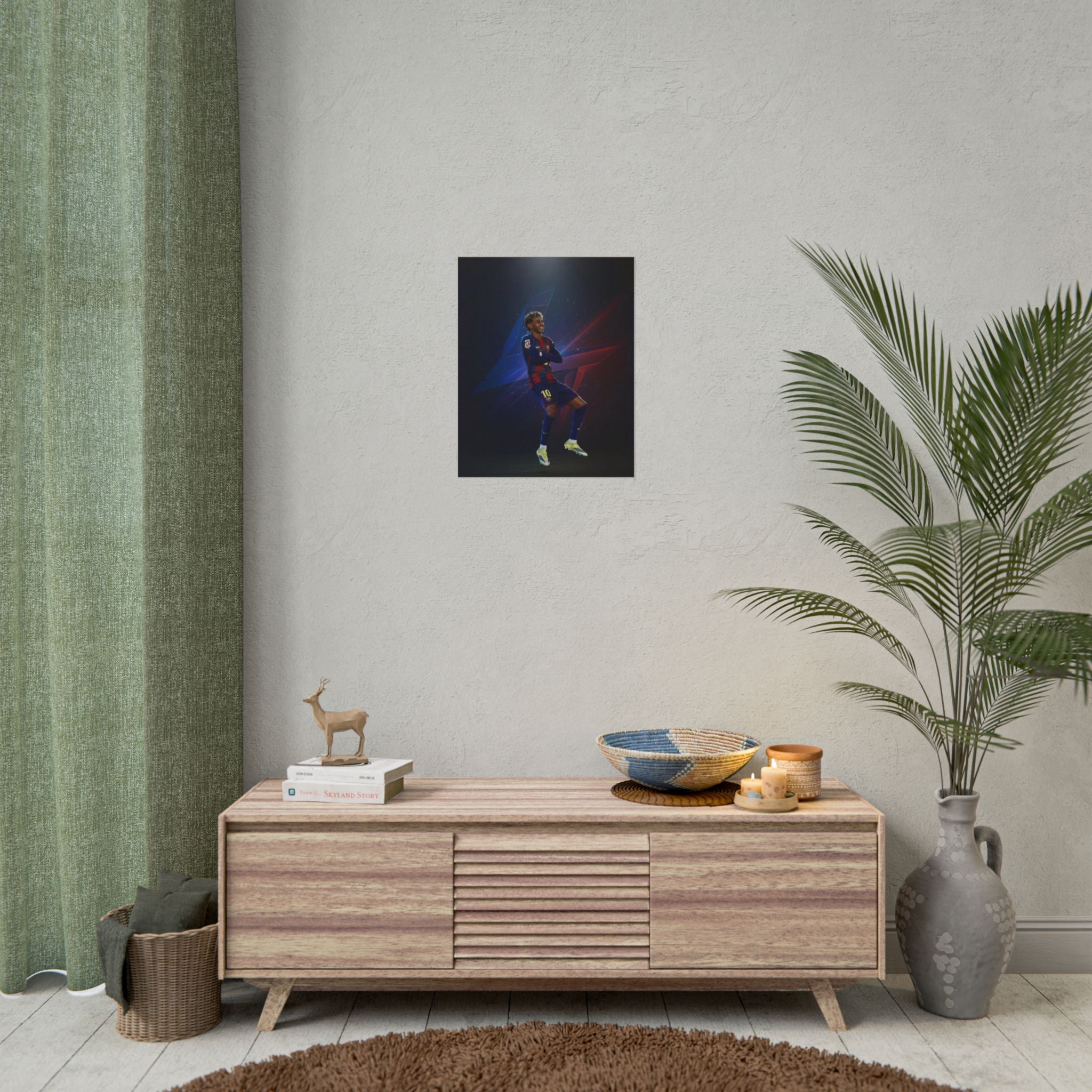 Lamine Yamal Celebration Poster - Barcelona Starboy | Available in multiple sizes