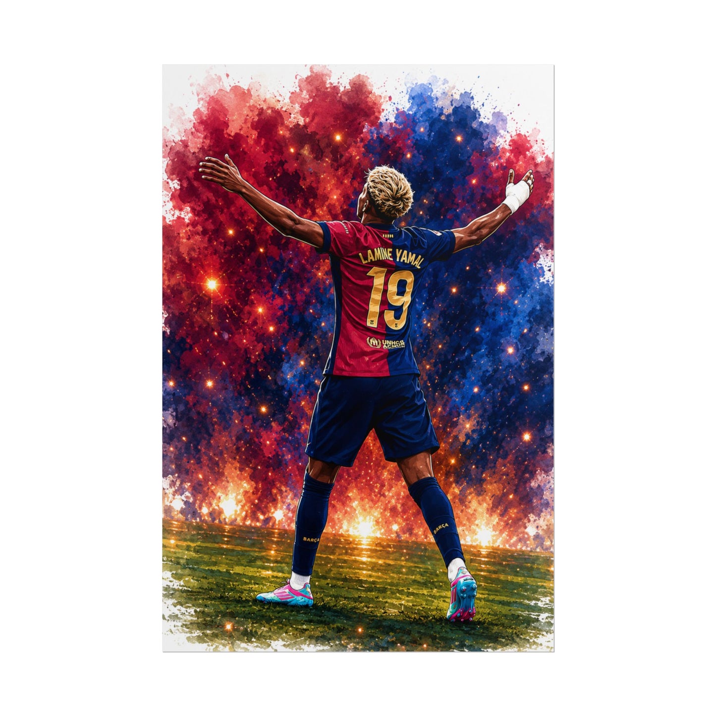 Lamine Yamal Barcelona Poster