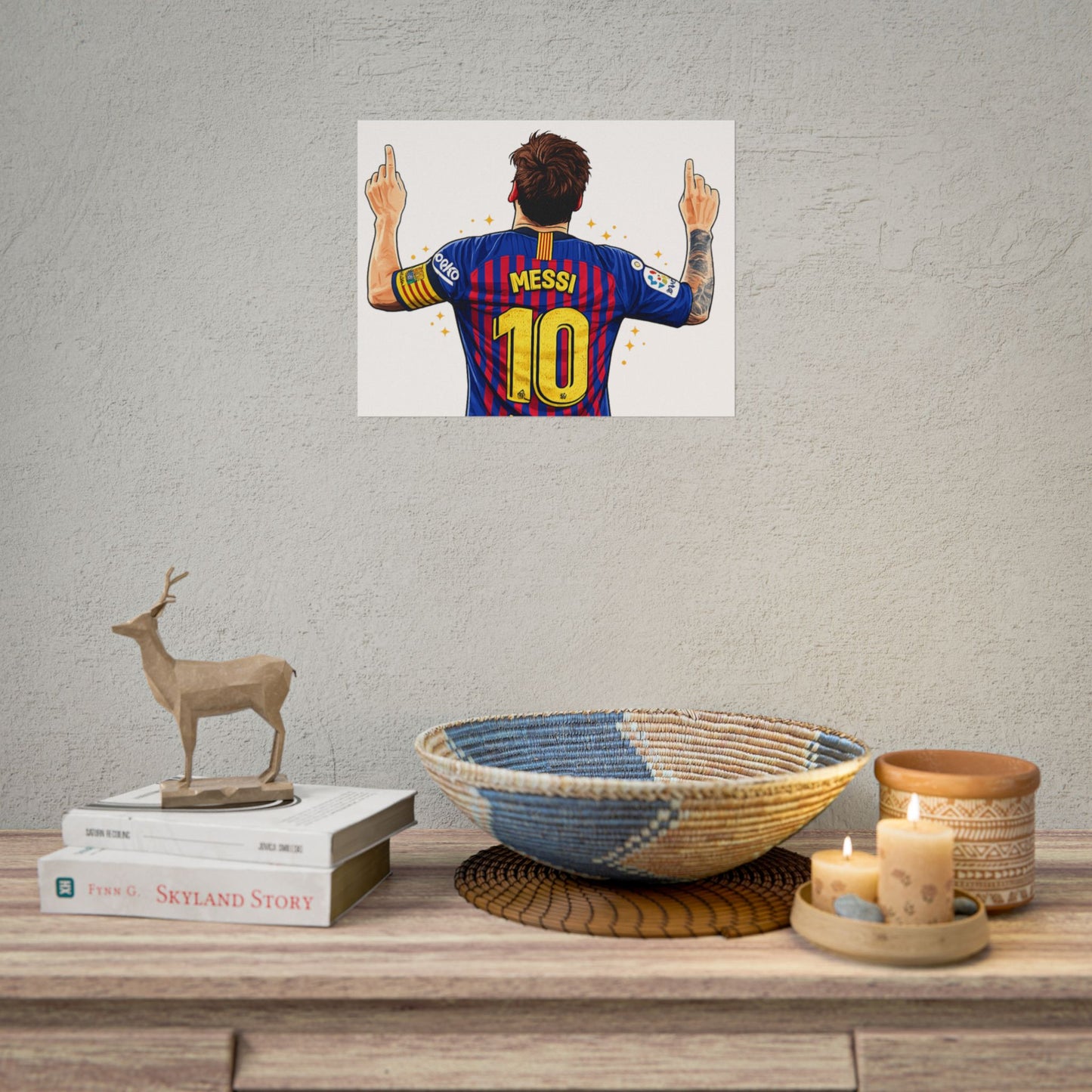 Lionel Messi Celebration Poster