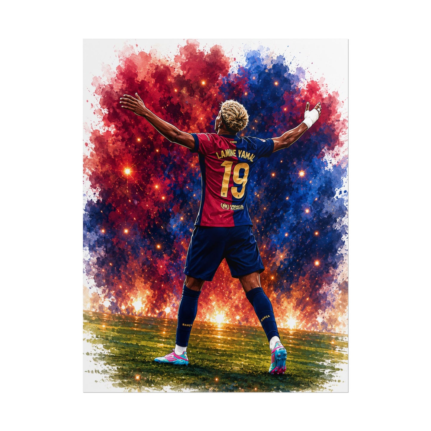 Lamine Yamal Barcelona Poster