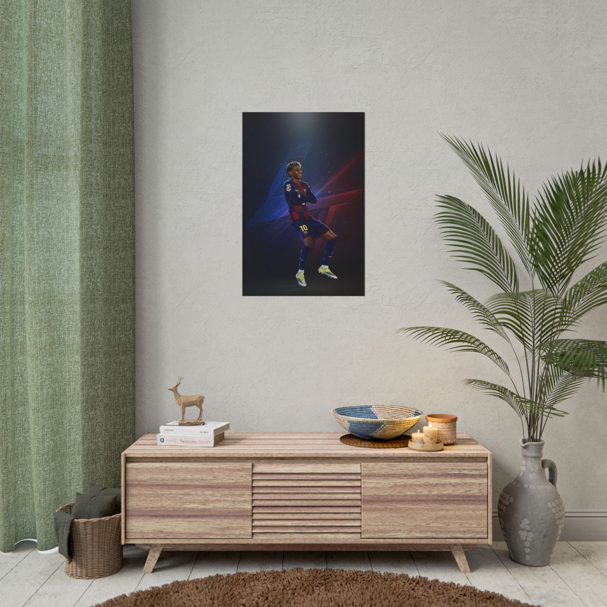 Lamine Yamal Celebration Poster - Barcelona Starboy | Available in multiple sizes
