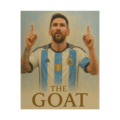 Lionel Messi "The GOAT" Poster