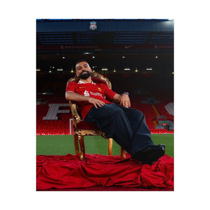Mo Salah Throne Poster
