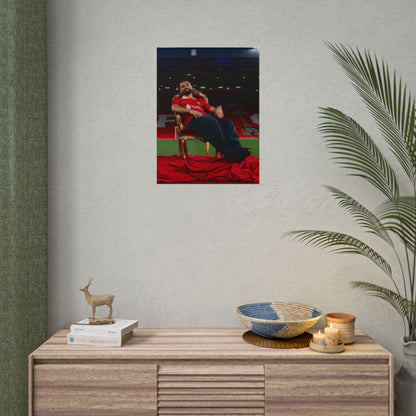 Mo Salah Throne Poster