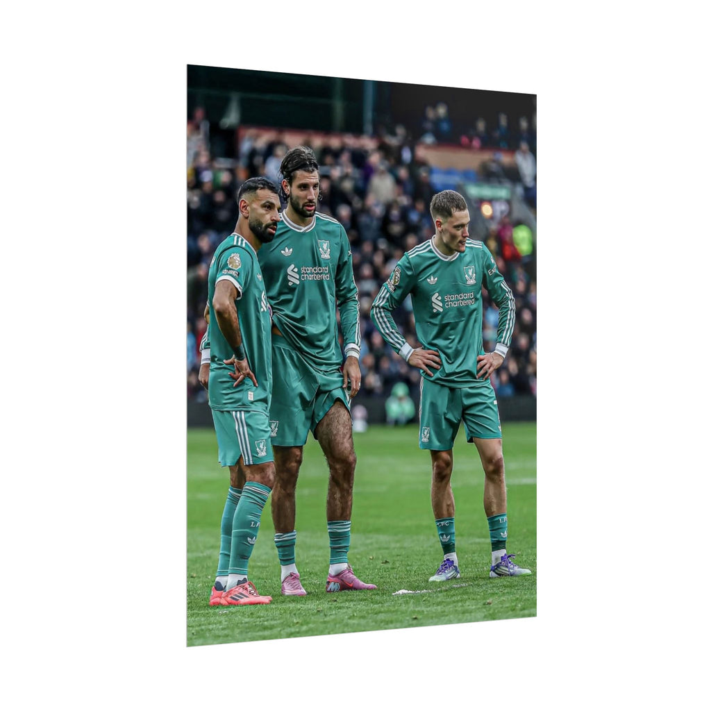 Salah, Wirtz & Szoboszlai Photo Poster - Rolled Liverpool FC Action Print