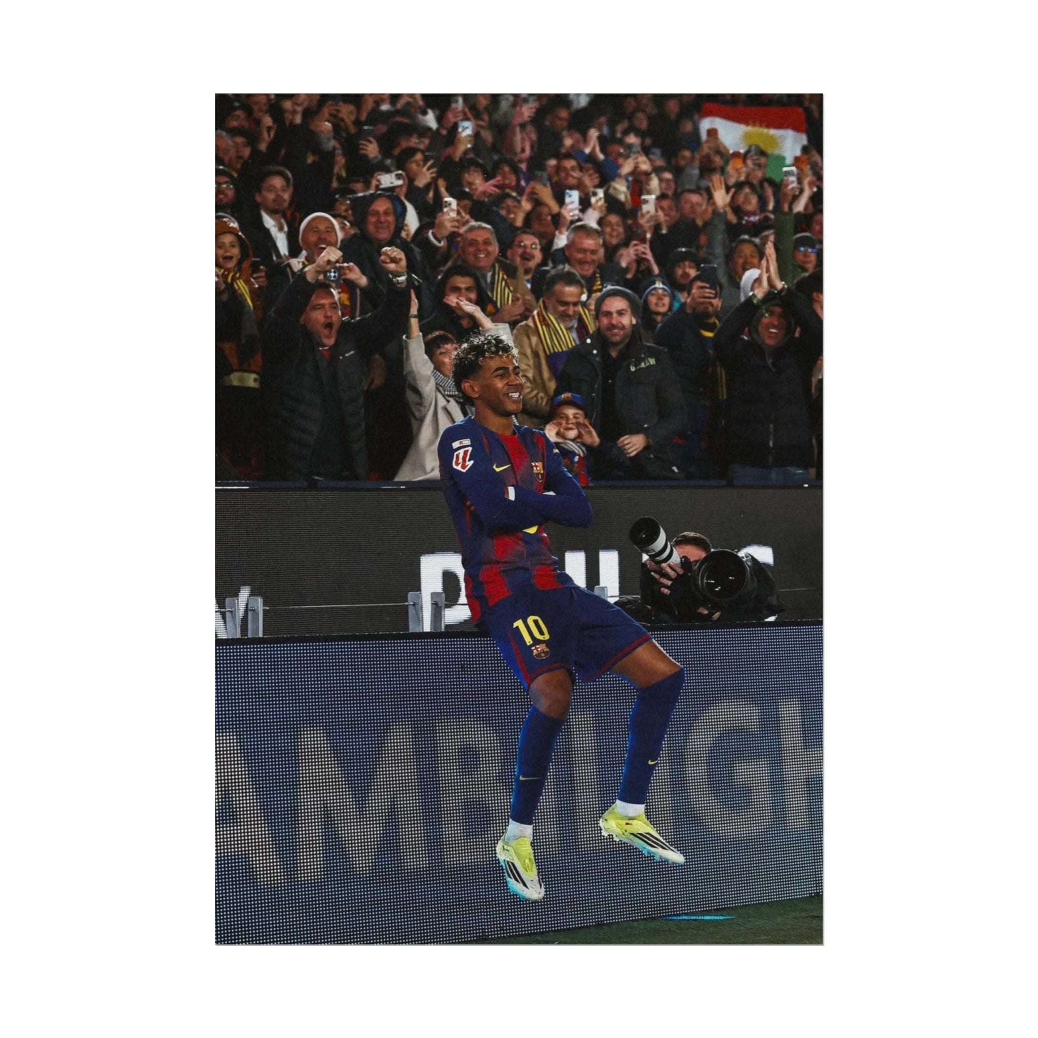 Lamine Yamal Poster — Barcelona Football Star Wall Art