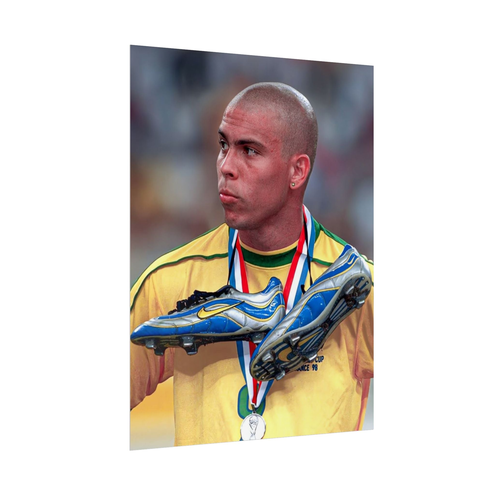 Ronaldo Brazil Champion Poster — Rolled Sports Wall Art