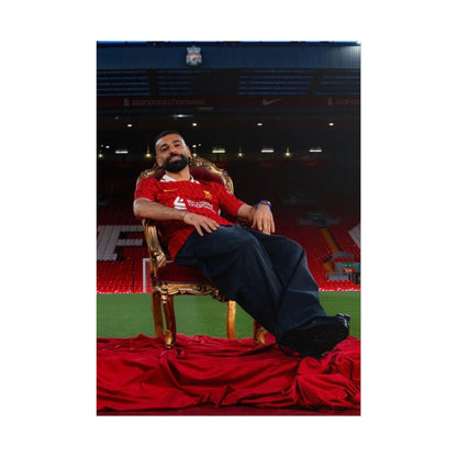 Mo Salah Throne Poster