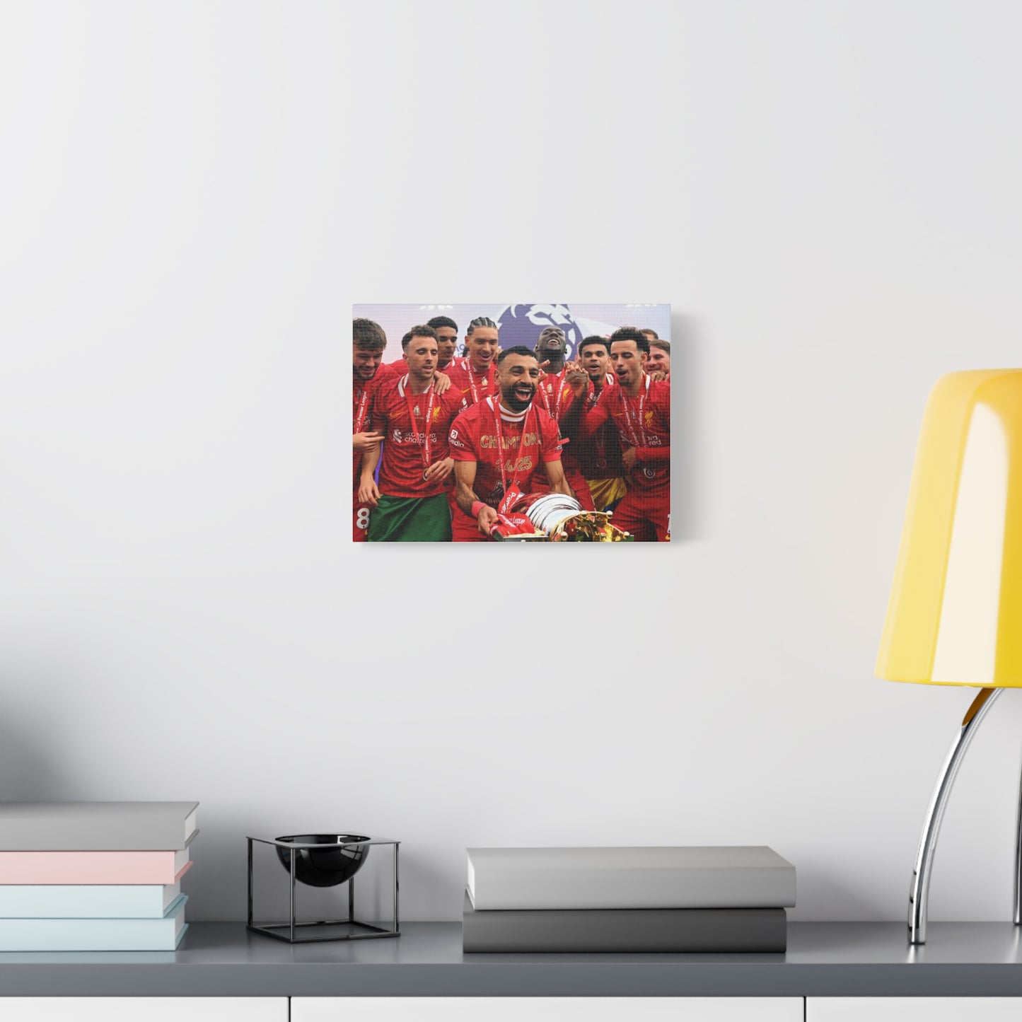 Liverpool Premier League Champions Celebration Matte Canvas Print