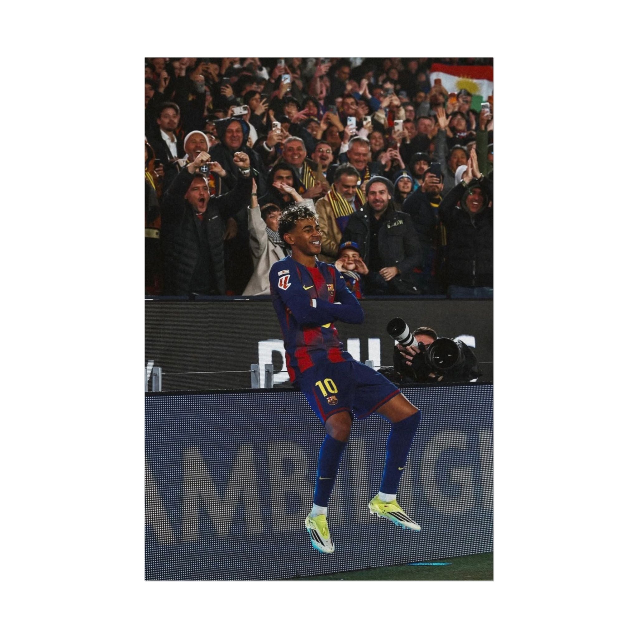 Lamine Yamal Poster — Barcelona Football Star Wall Art