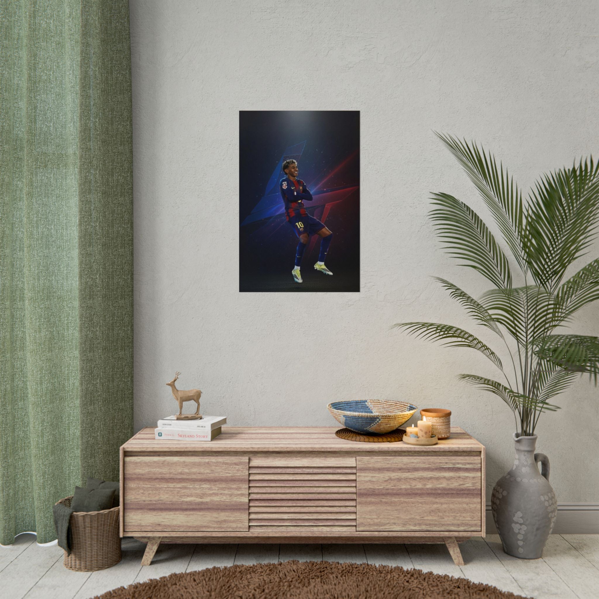 Lamine Yamal Celebration Poster - Barcelona Starboy | Available in multiple sizes