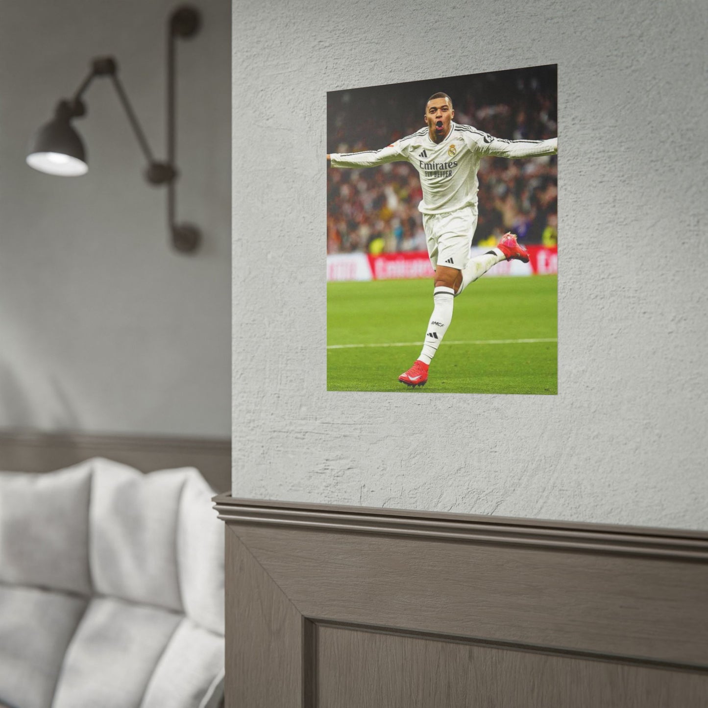 Kylian Mbappe Real Madrid Poster