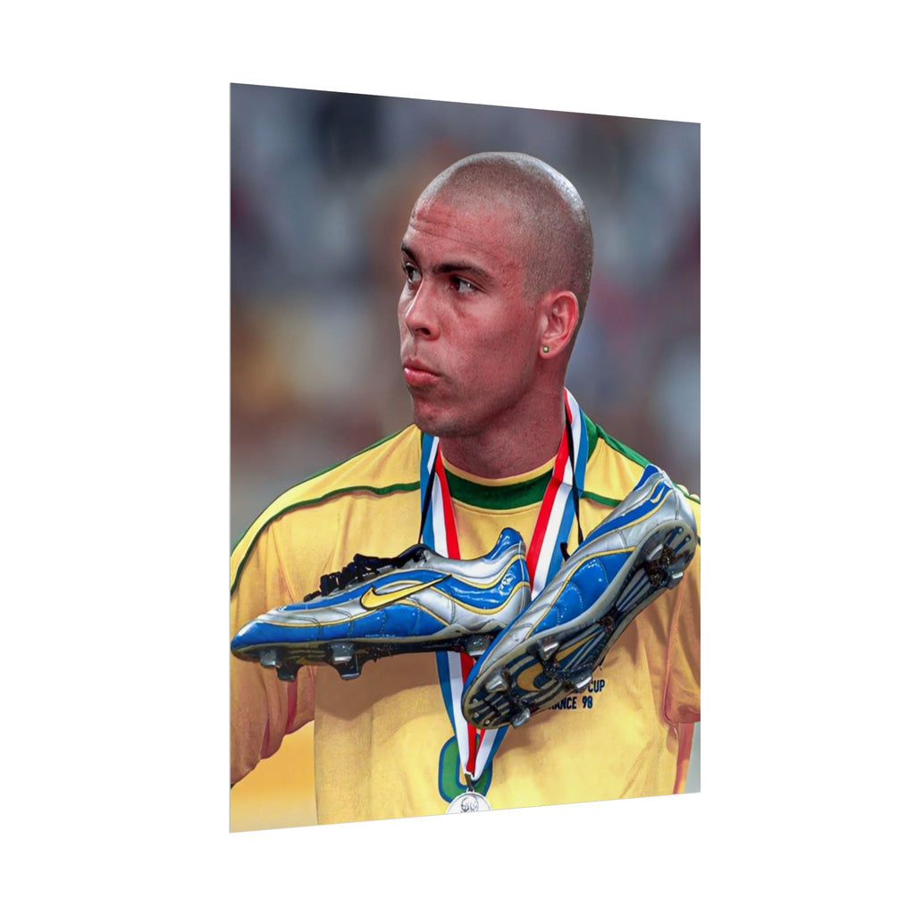 Ronaldo Brazil Champion Poster — Rolled Sports Wall Art