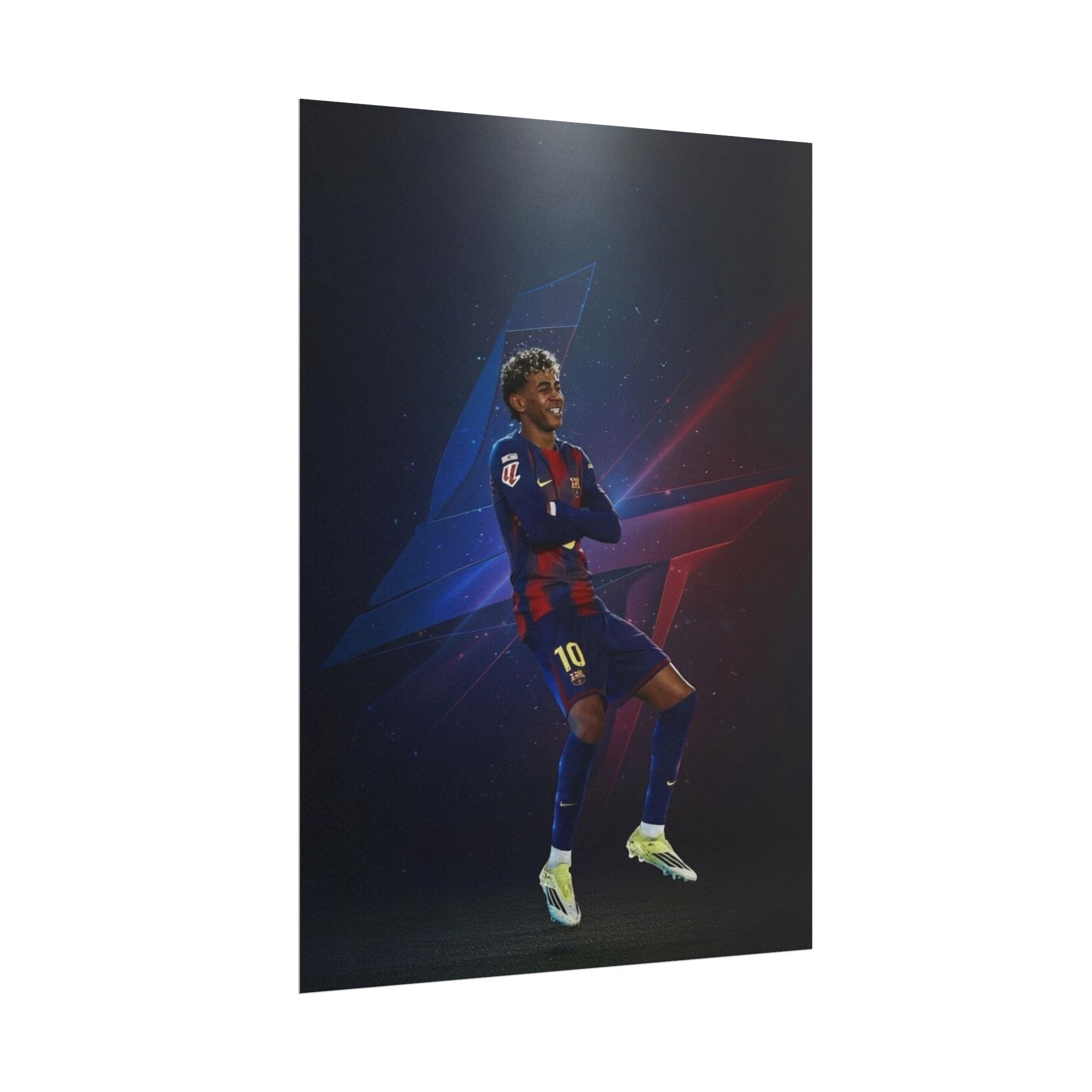 Lamine Yamal Celebration Poster - Barcelona Starboy | Available in multiple sizes