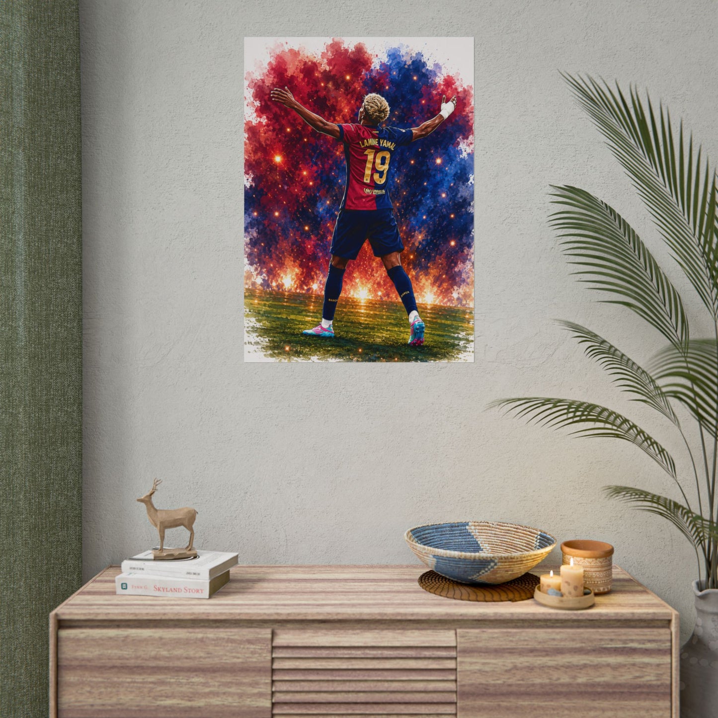Lamine Yamal Barcelona Poster
