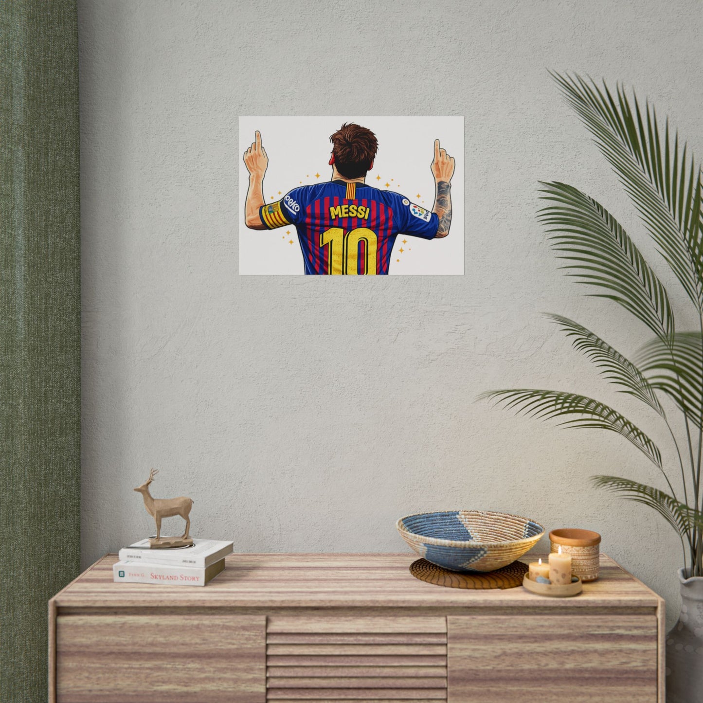 Lionel Messi Celebration Poster