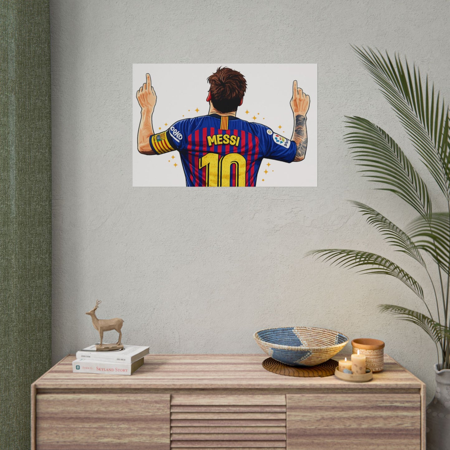 Lionel Messi Celebration Poster