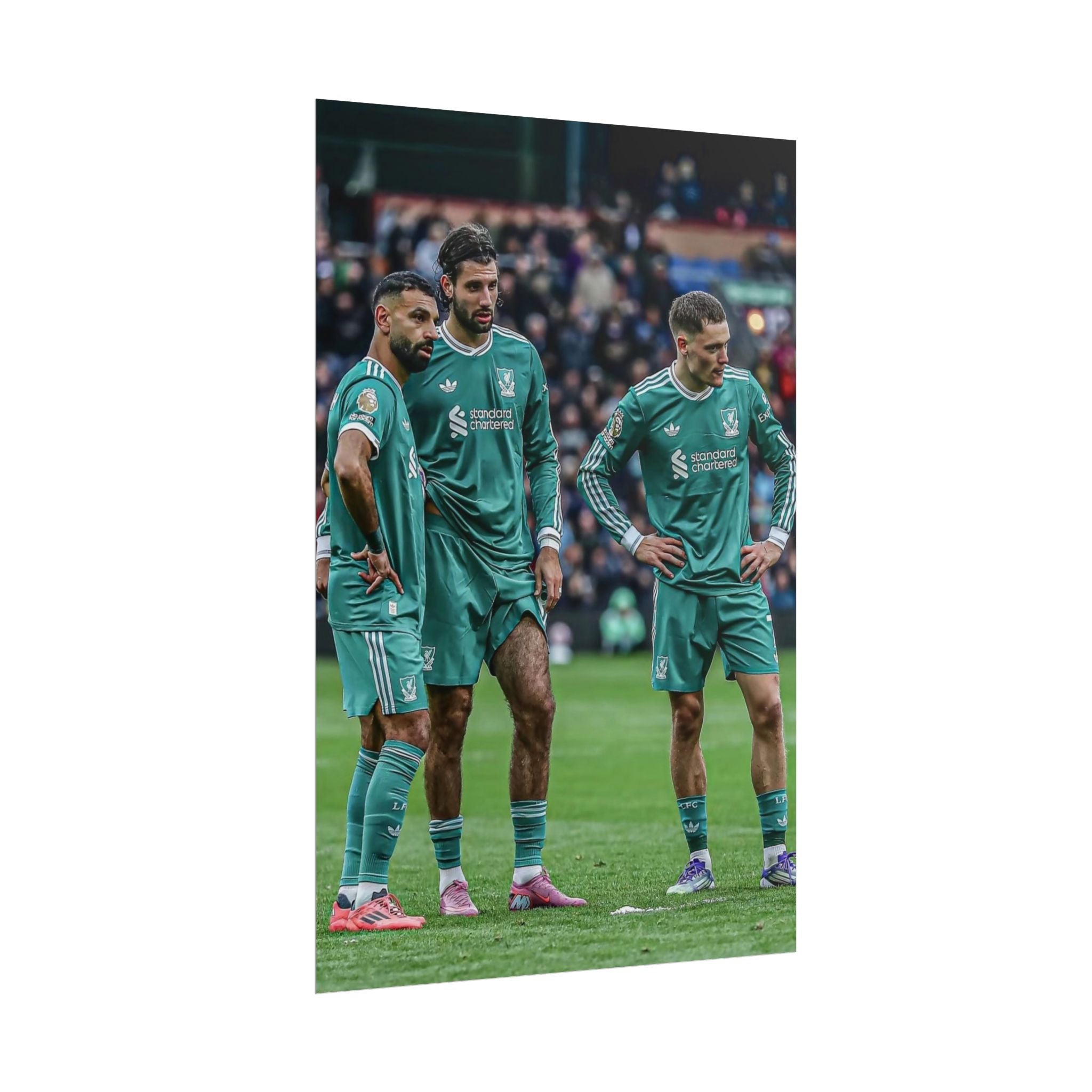 Salah, Wirtz & Szoboszlai Photo Poster - Rolled Liverpool FC Action Print