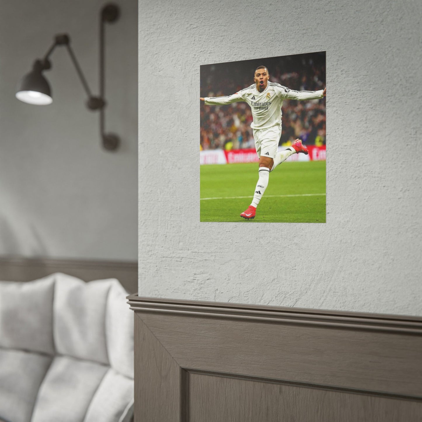 Kylian Mbappe Real Madrid Poster