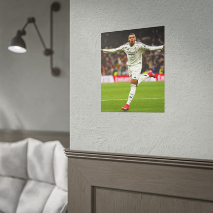 Kylian Mbappe Real Madrid Poster