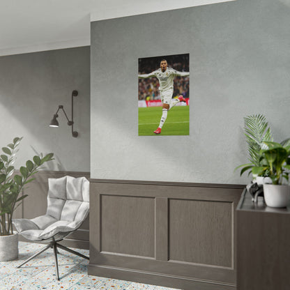 Kylian Mbappe Real Madrid Poster