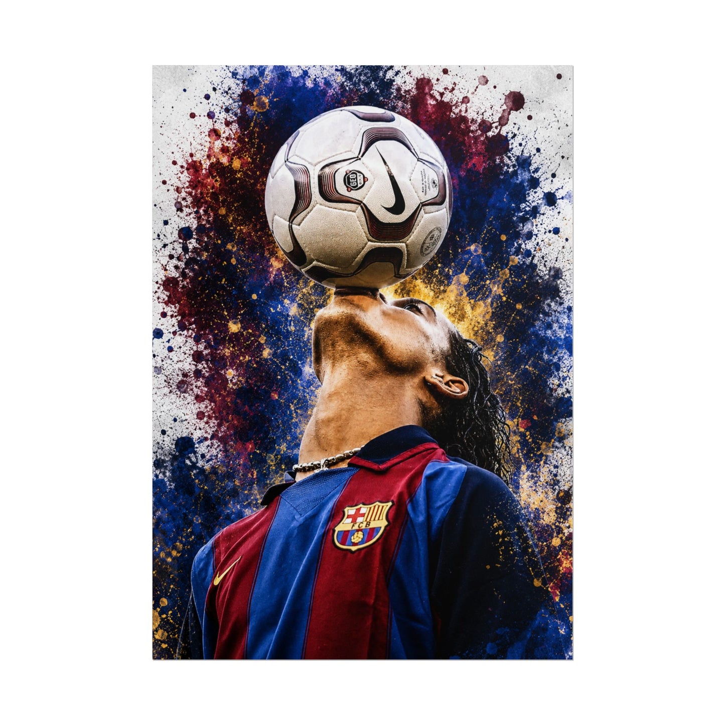 Ronaldinho Barcelona Poster