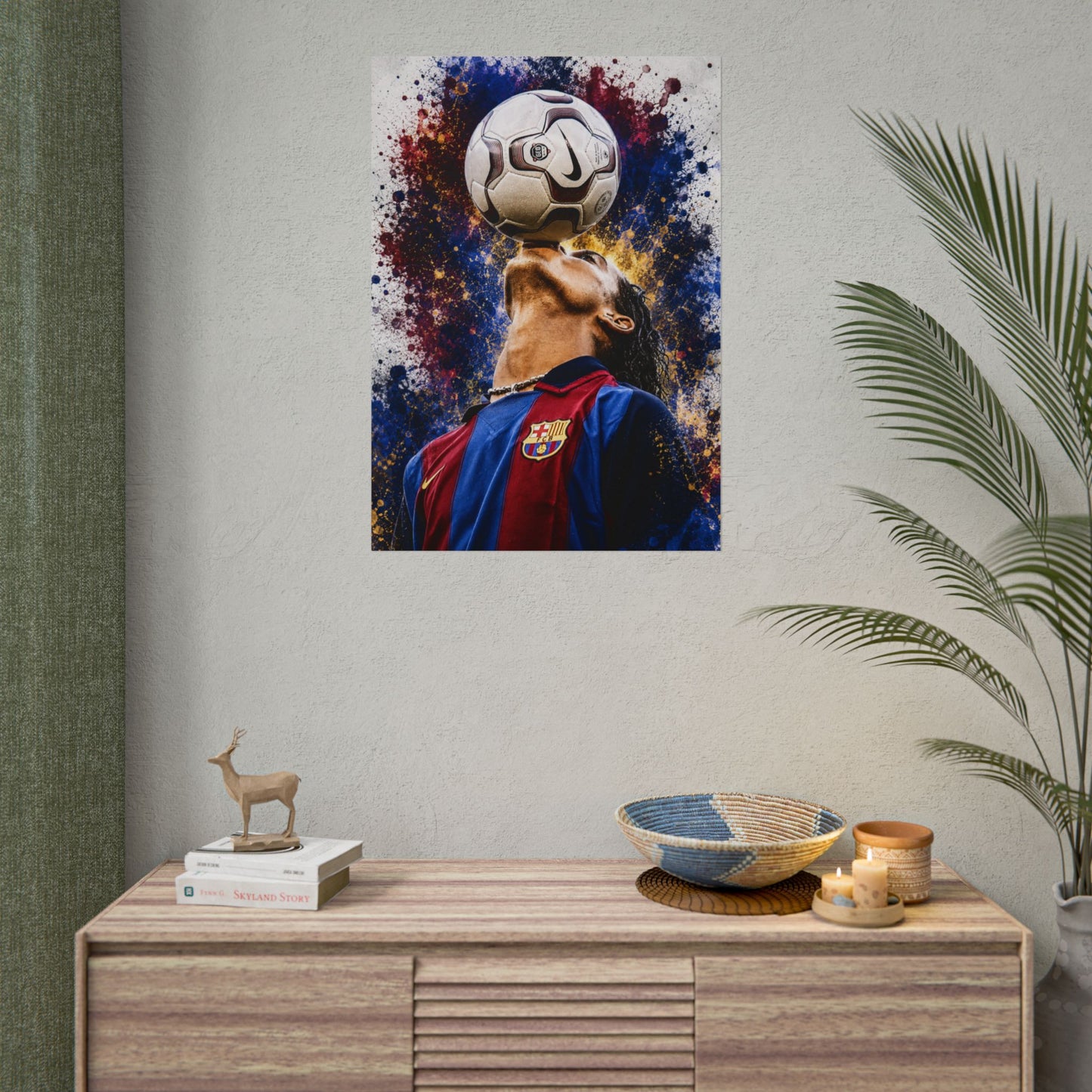 Ronaldinho Barcelona Poster