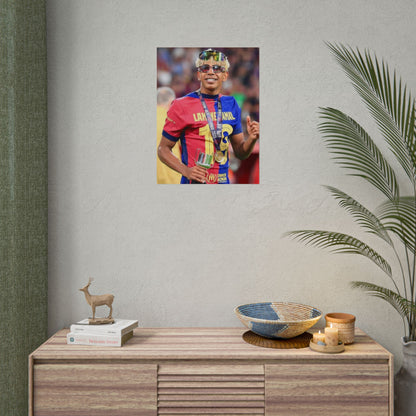 Lamine Yamal Barcelona Poster