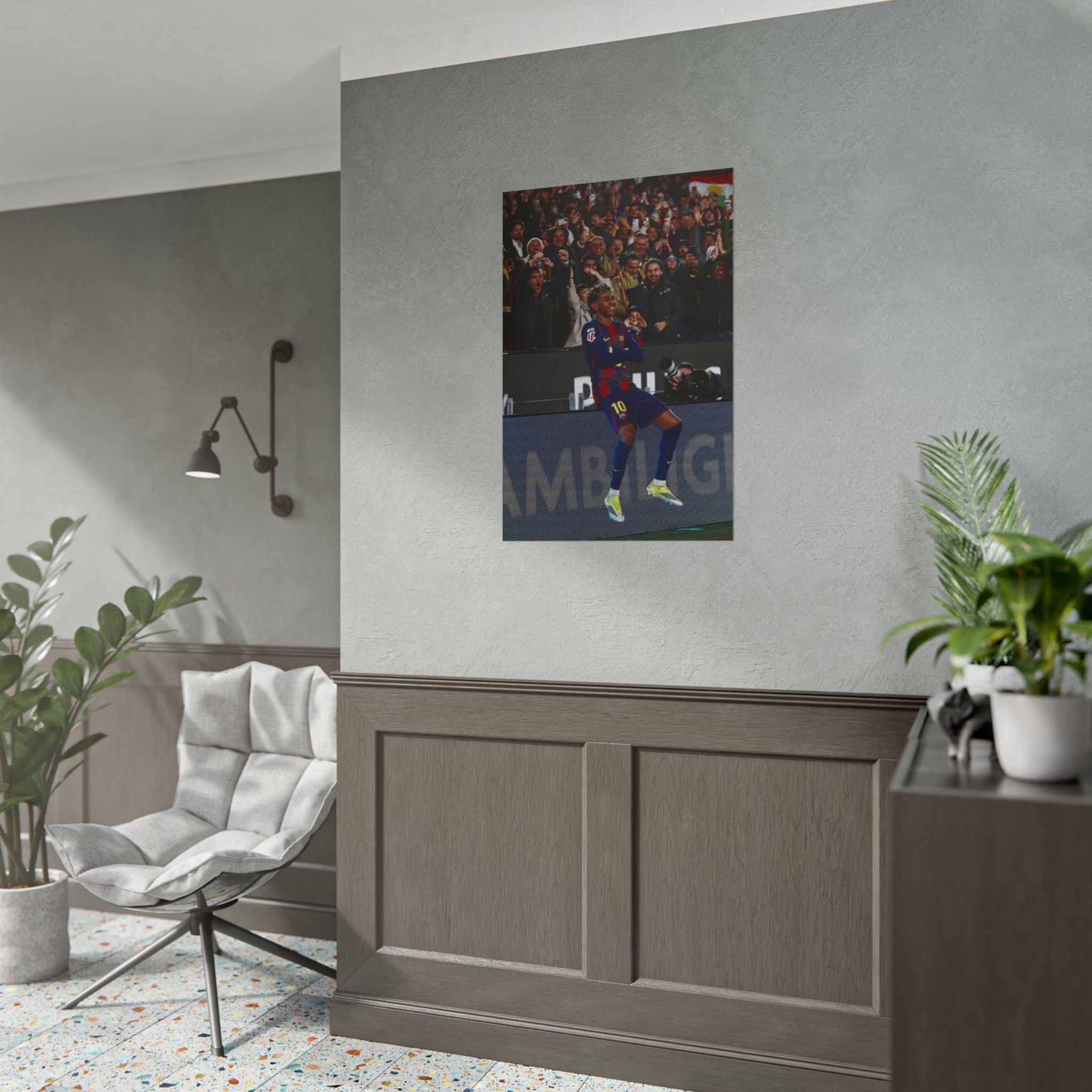 Lamine Yamal Poster — Barcelona Football Star Wall Art