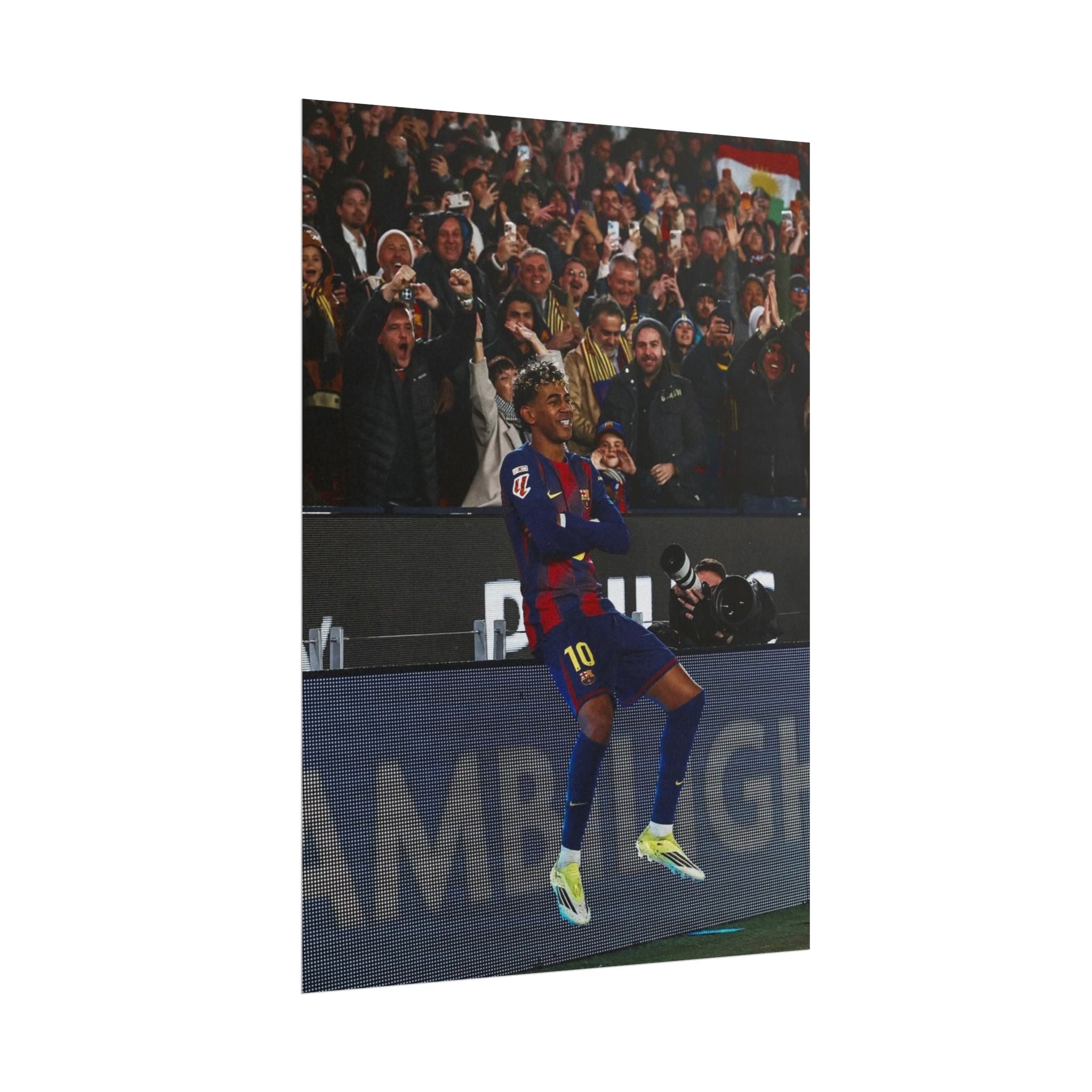 Lamine Yamal Poster — Barcelona Football Star Wall Art