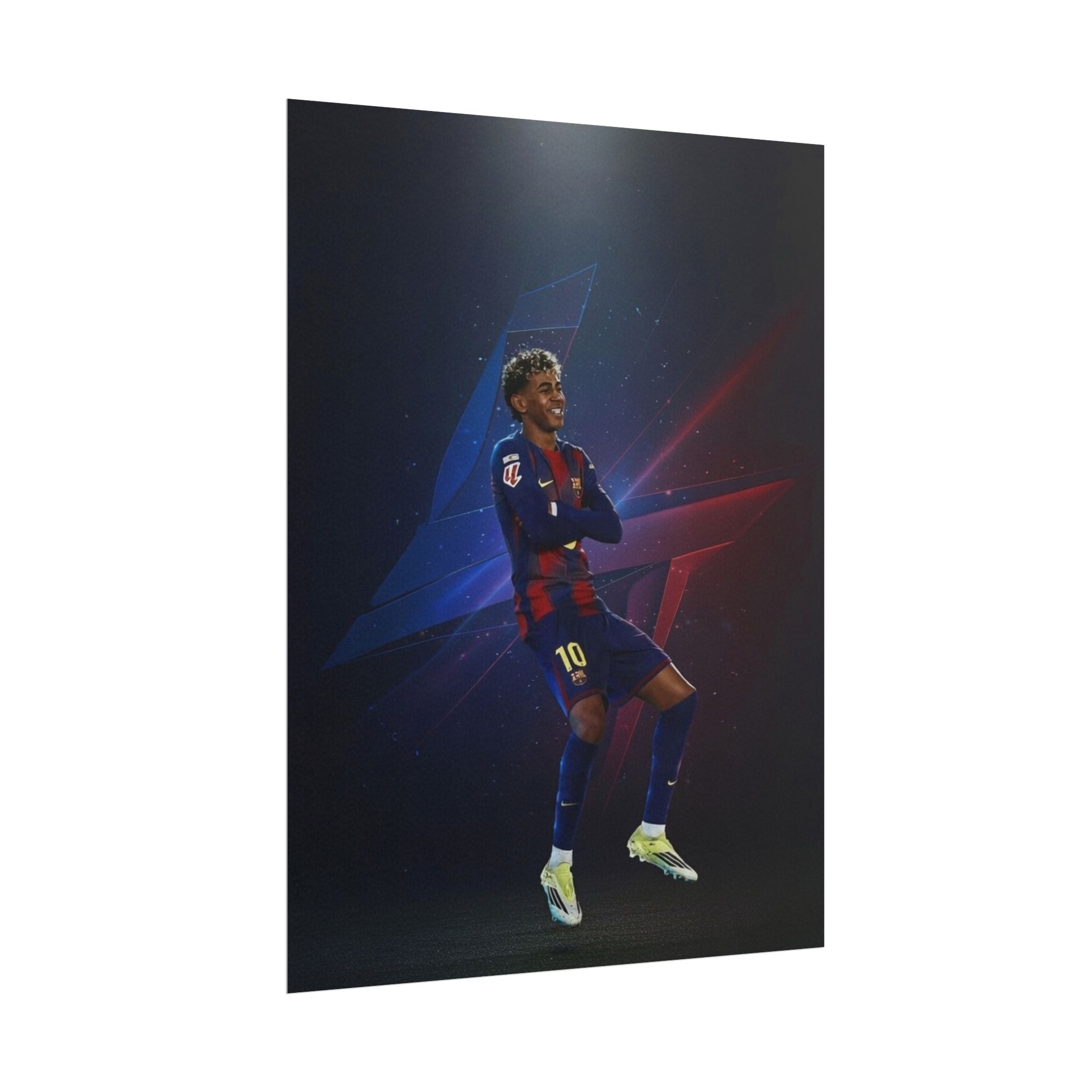 Lamine Yamal Celebration Poster - Barcelona Starboy | Available in multiple sizes