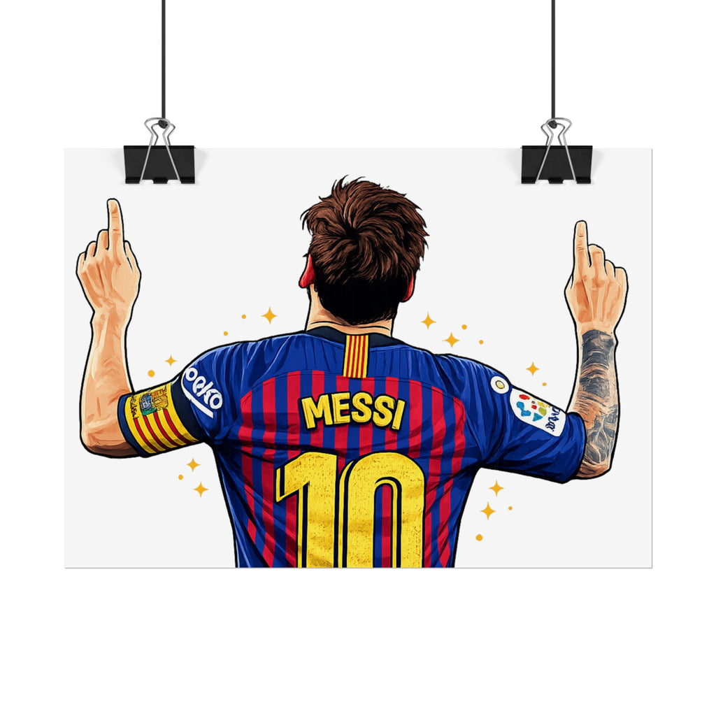 Lionel Messi Celebration Rolled Poster