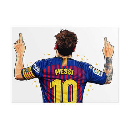 Lionel Messi Celebration Poster