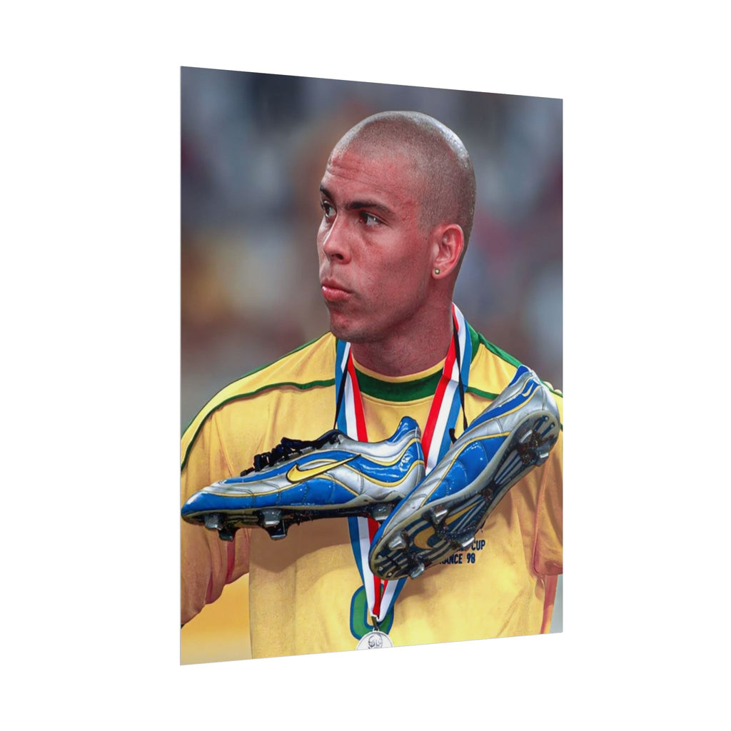 Ronaldo Brazil Champion Poster — Rolled Sports Wall Art