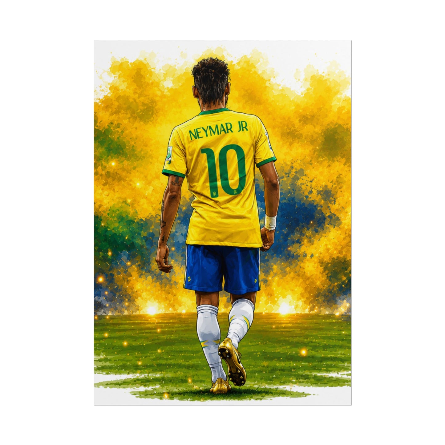 Neymar Brazil Poster