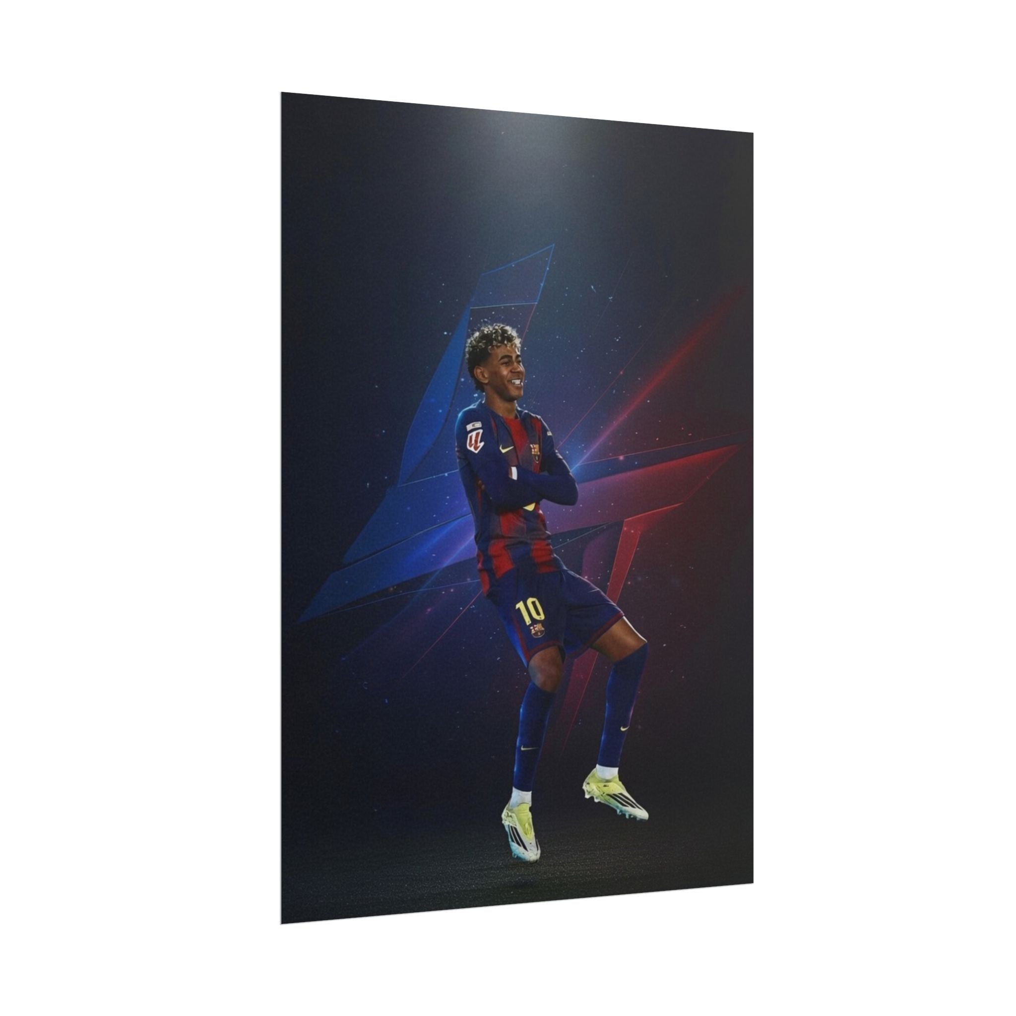 Lamine Yamal Celebration Poster - Barcelona Starboy | Available in multiple sizes