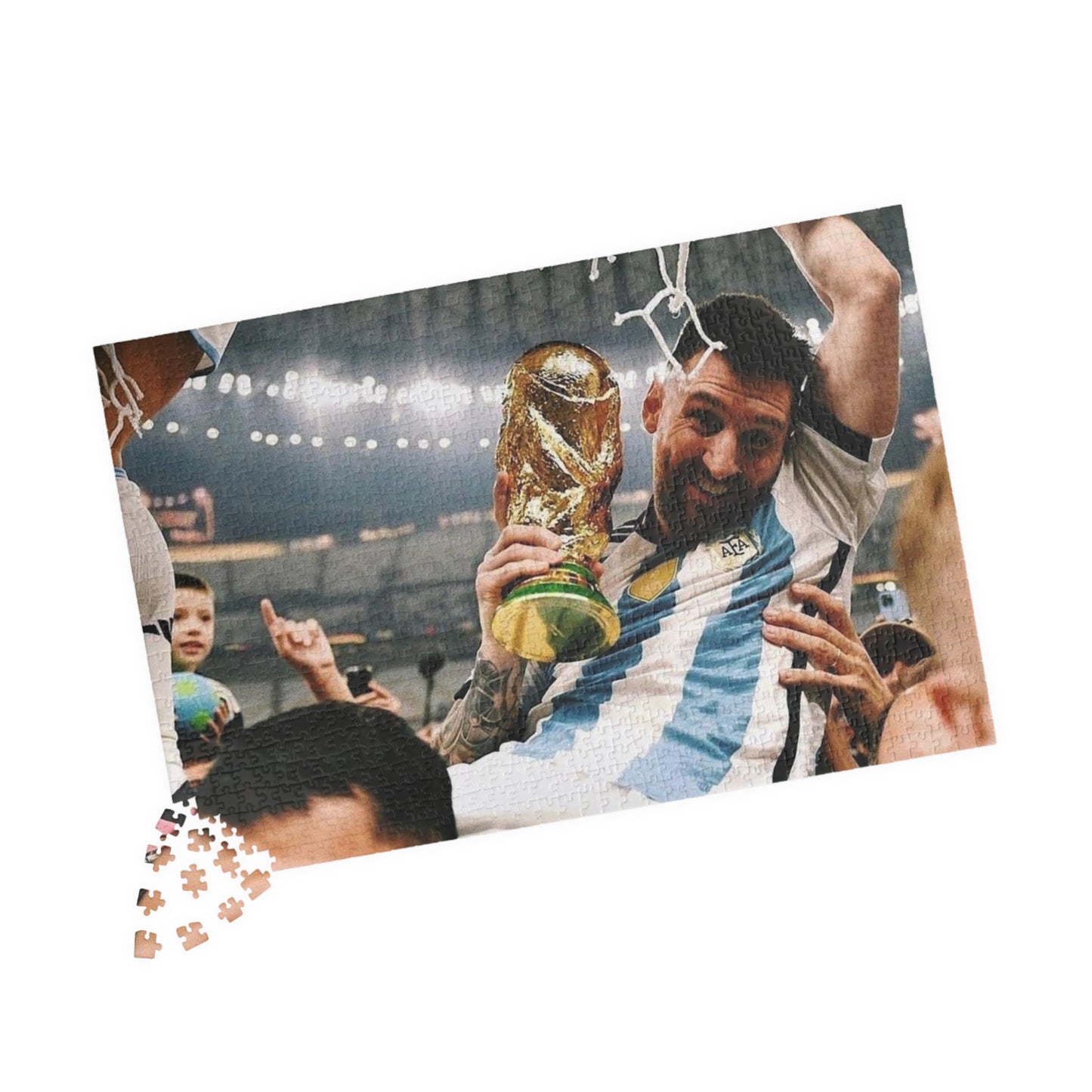 Lionel Messi World Cup 2022 Champion Puzzle