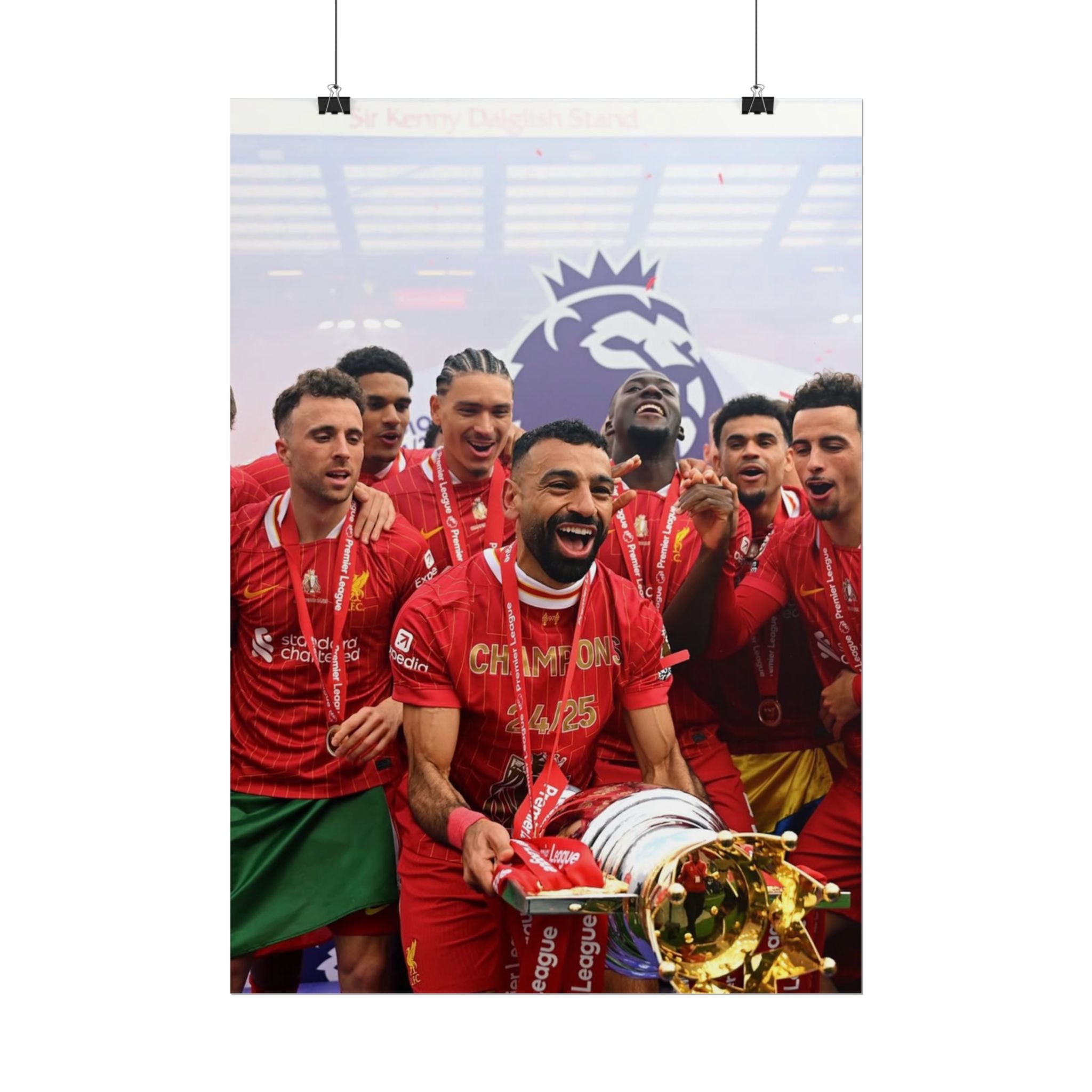 Liverpool FC Premier League Winners Photo Poster — Rolled Soccer Wall Art