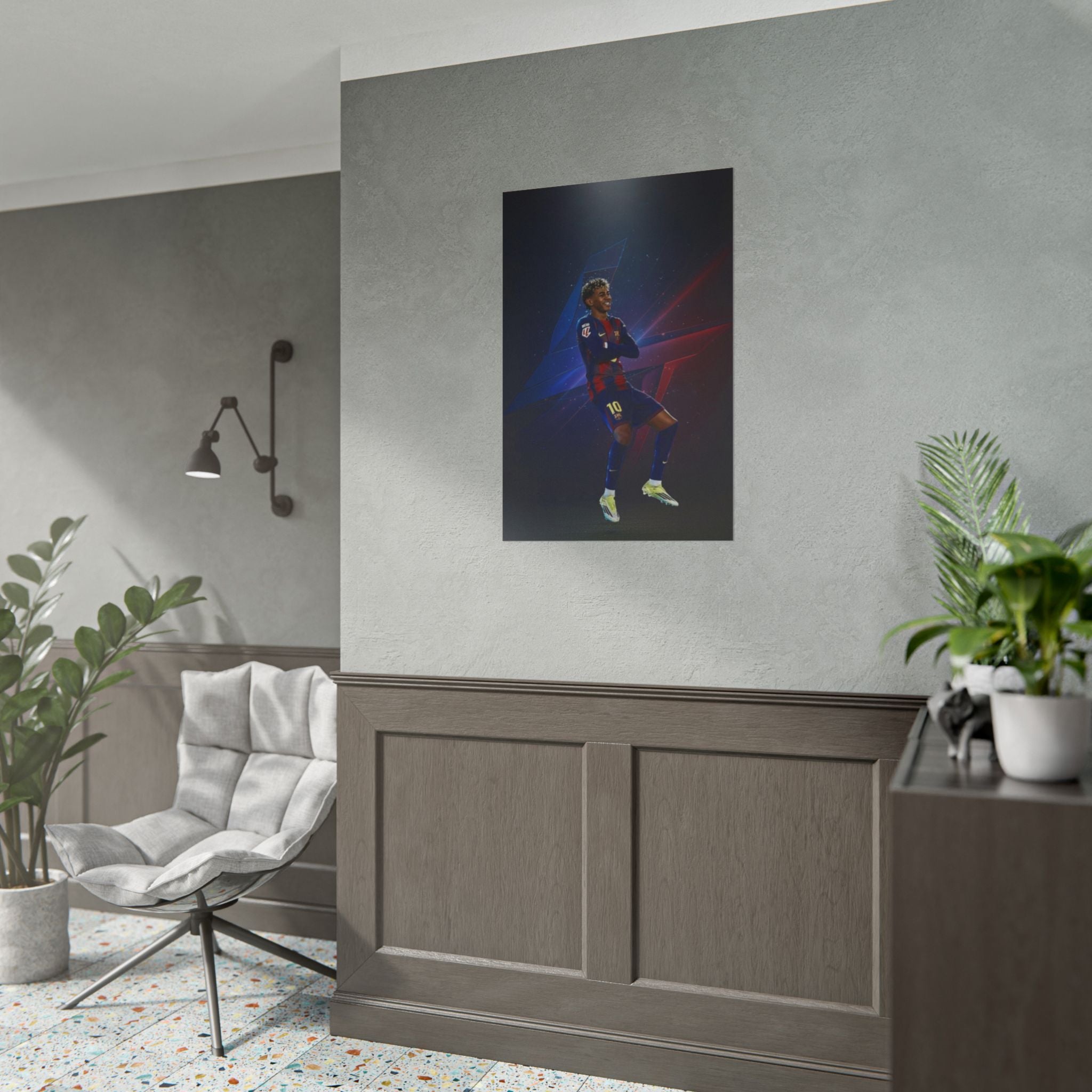 Lamine Yamal Celebration Poster - Barcelona Starboy | Available in multiple sizes