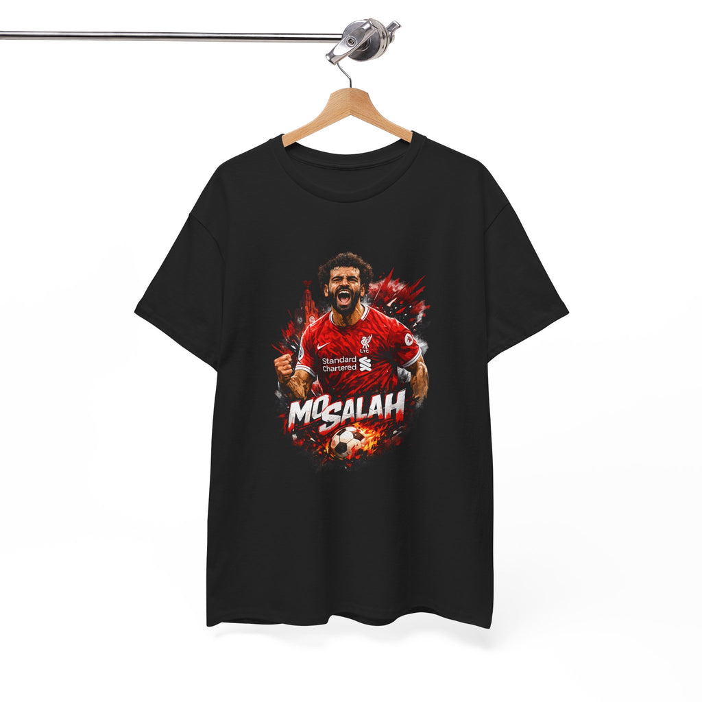 Mohamed Salah Soccer T‑Shirt – Liverpool Fan Tee with 'Mo Salah' Graphic