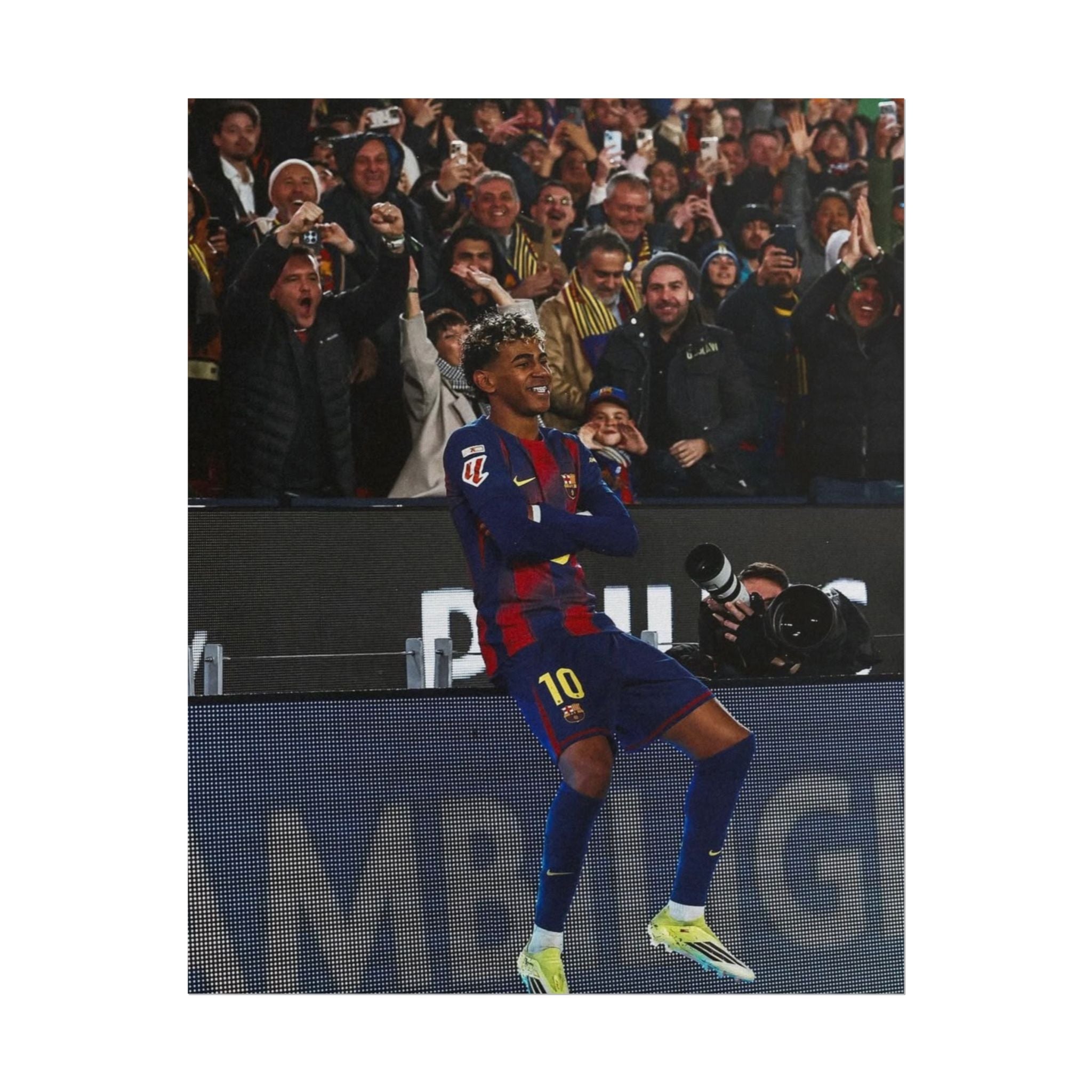Lamine Yamal Poster — Barcelona Football Star Wall Art