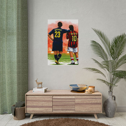Milan Derby Poster