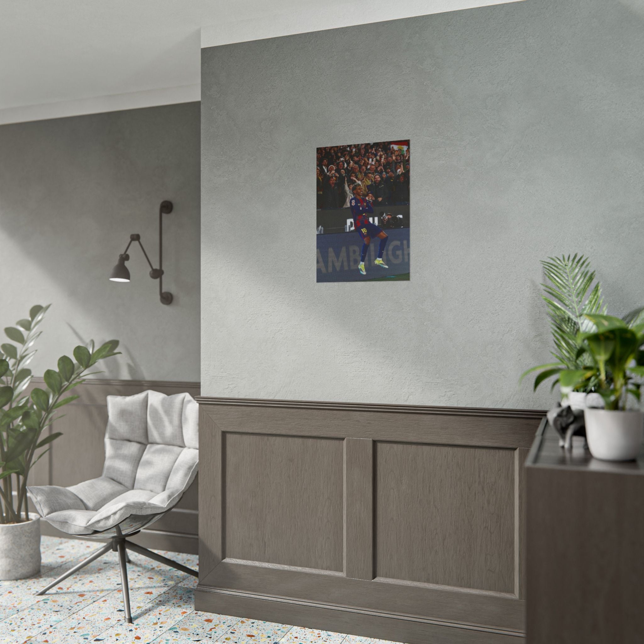 Lamine Yamal Poster — Barcelona Football Star Wall Art