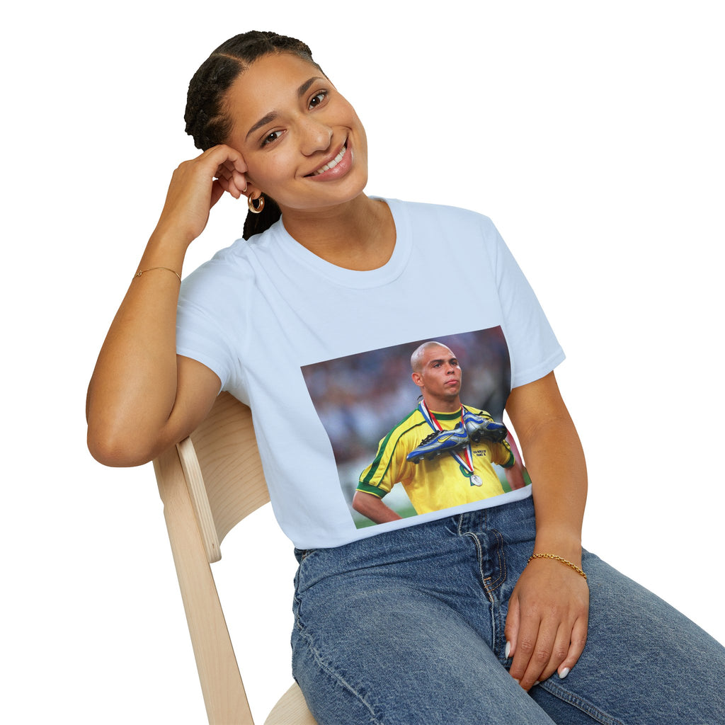 Ronaldo R9 Photo World Cup T-Shirt — Brazil Graphic Tee