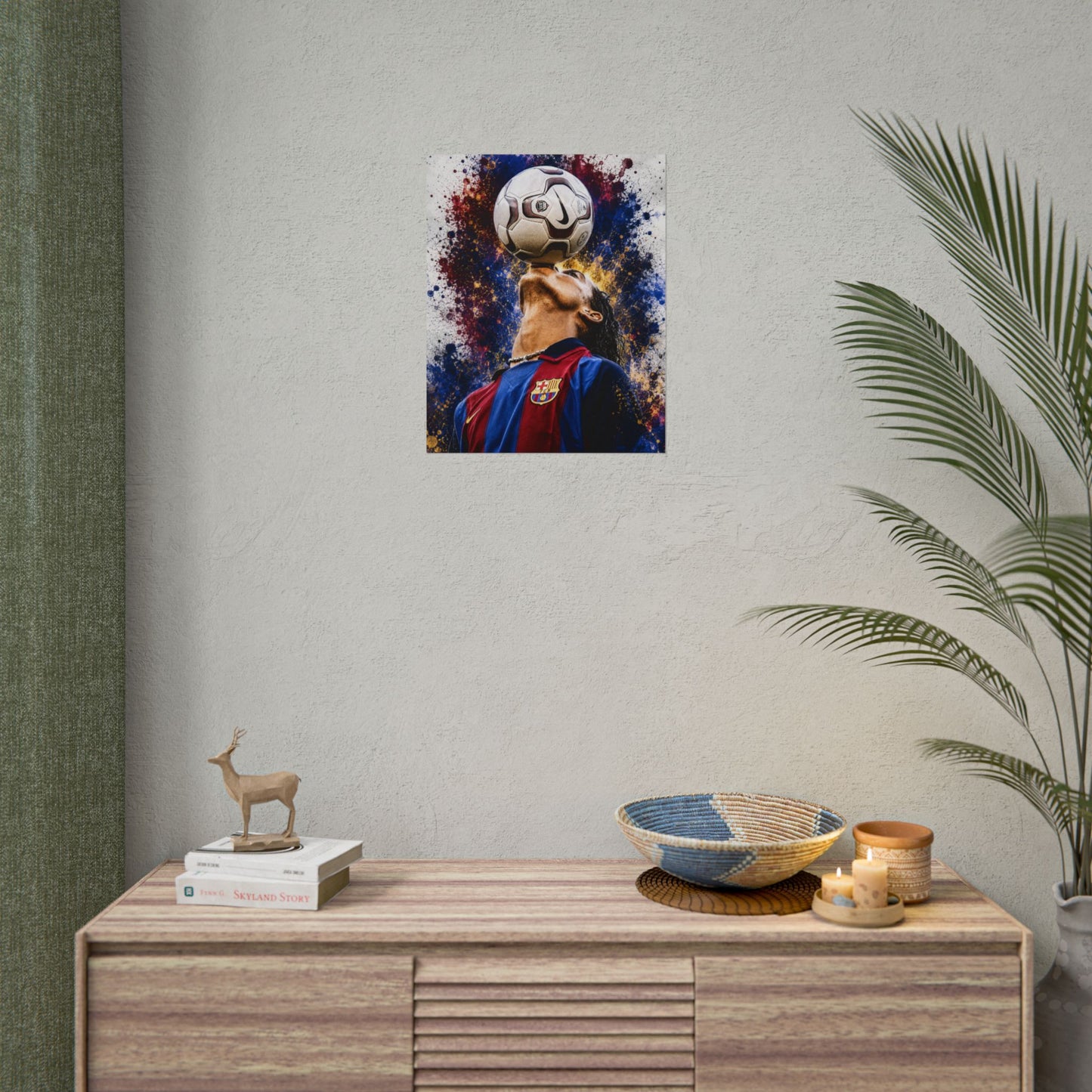 Ronaldinho Barcelona Poster