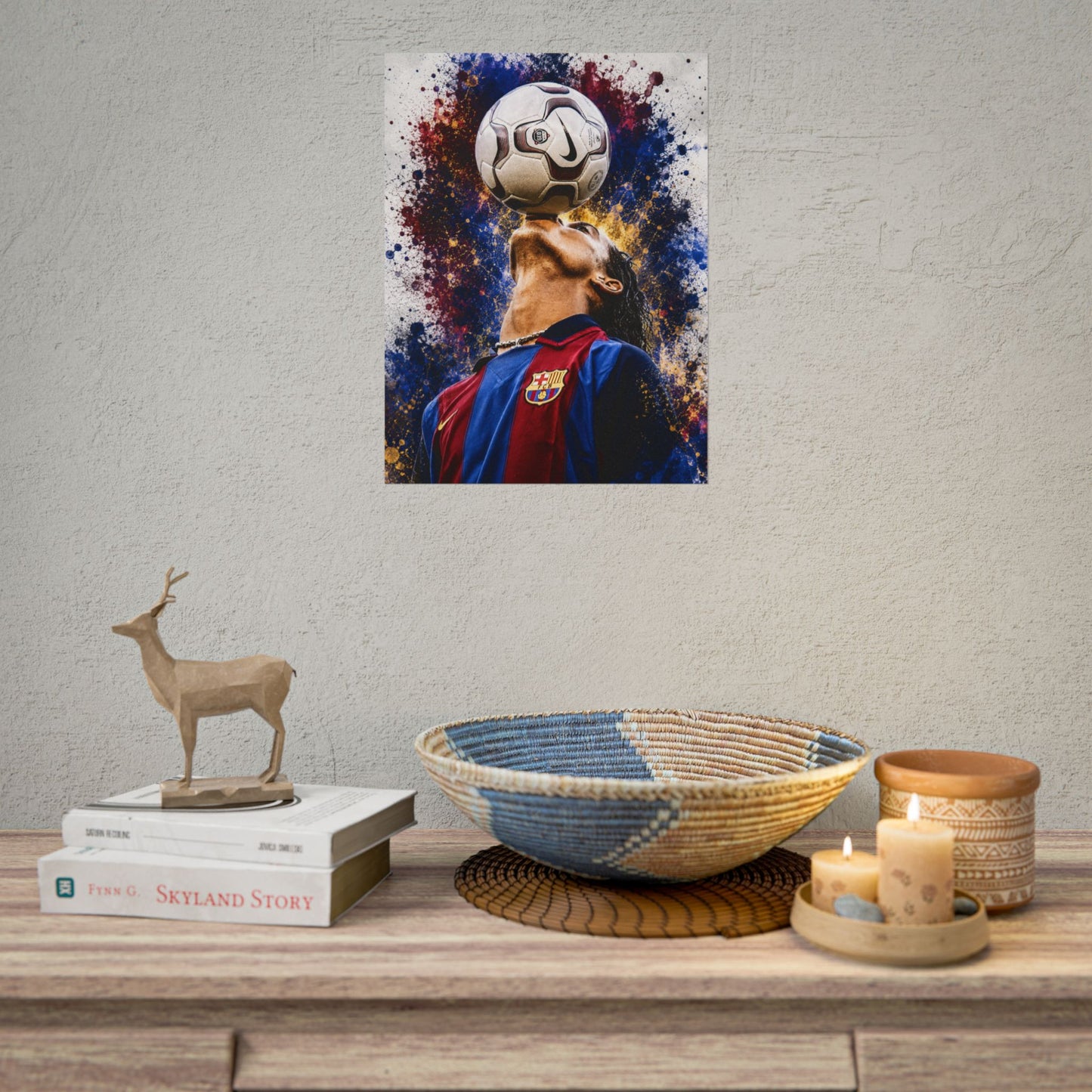 Ronaldinho Barcelona Poster