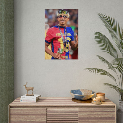 Lamine Yamal Barcelona Poster