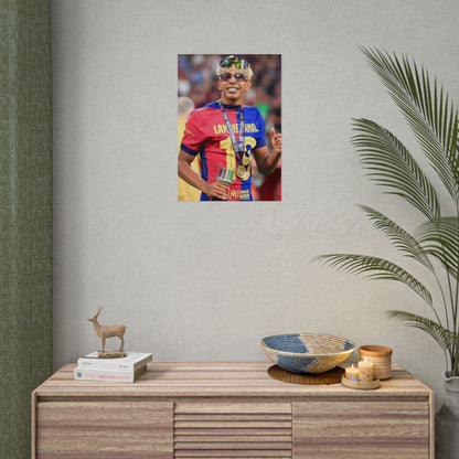 Lamine Yamal Barcelona Poster