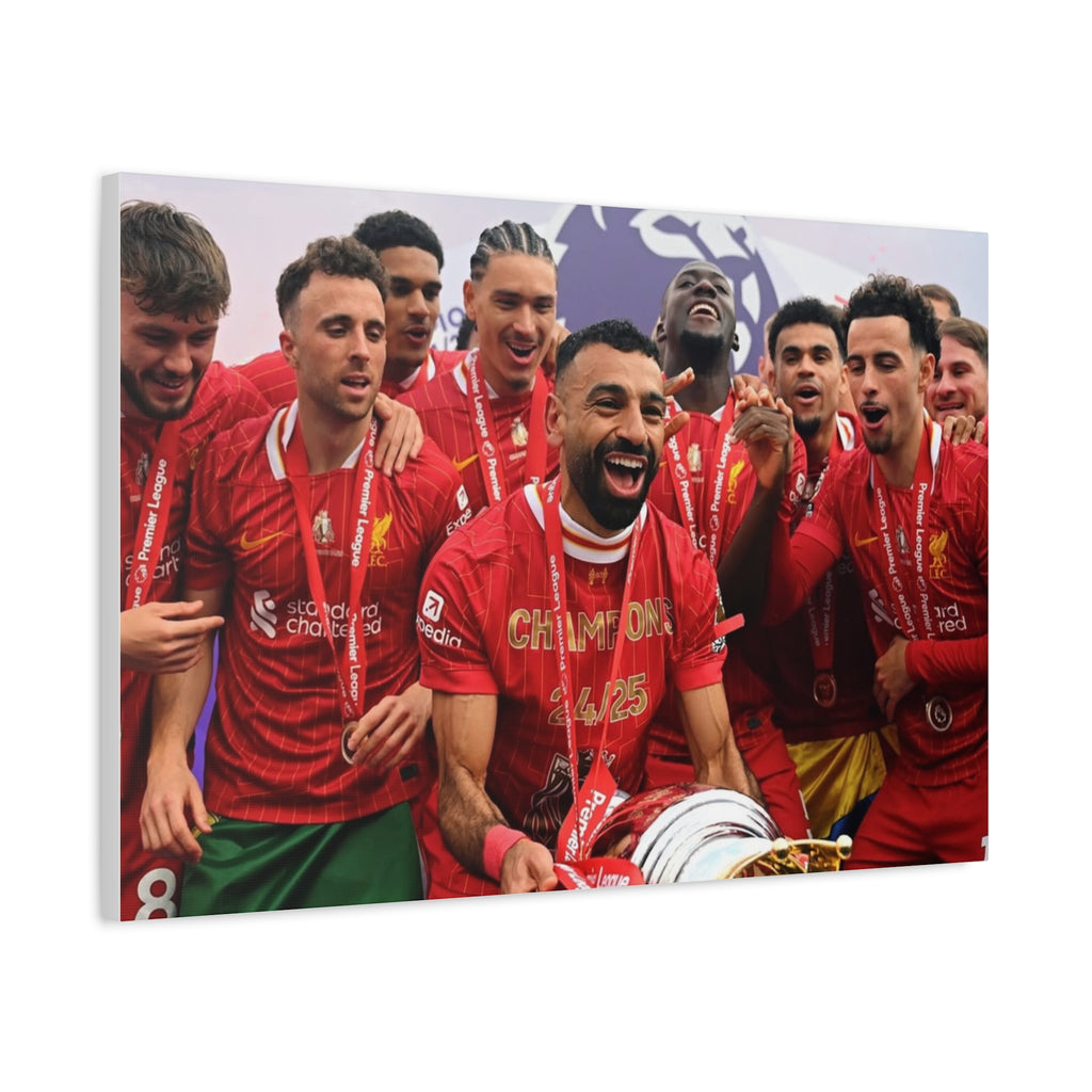 Liverpool Premier League Champions Celebration Matte Canvas Print